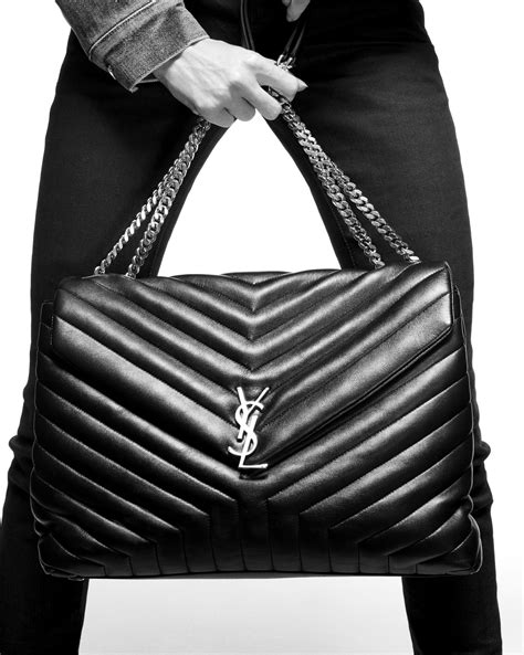 loulou monogram ysl large quilted shoulder tote bag|ysl loulou suede bag.